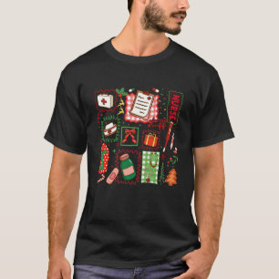 Camiseta Enfermeira RN UTI Enfermagem Natal Vibes Época