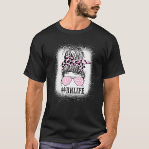 Camiseta Enfermeira Rn Vida Sangrada Enfermeira Registrada