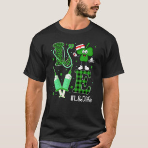Camiseta Enfermeira Rua Patrick S Day Enfermeira Irlandesa 