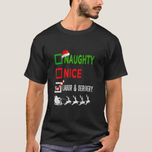 Camiseta Enfermeira Safada Enfermeira de Trabalho de Parto 