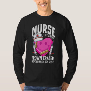 Camiseta Enfermeira Salvadora da Vida Apagador de Rugas Esc