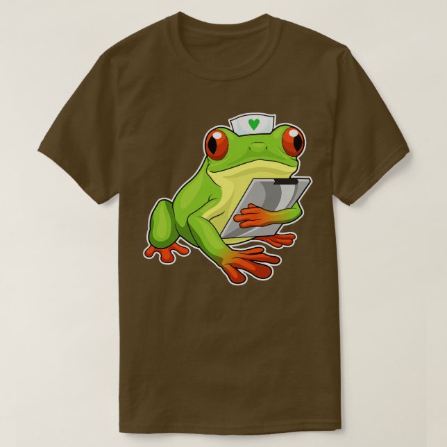 Camiseta Enfermeira Sapo (Frente do Design)