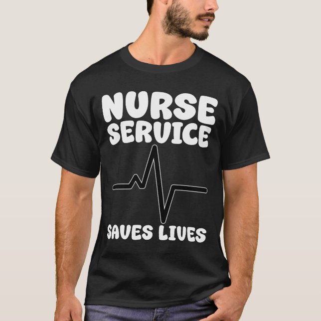 CAMISETA ENFERMEIRA - SERVIÇO SALVA VIDAS (Frente)