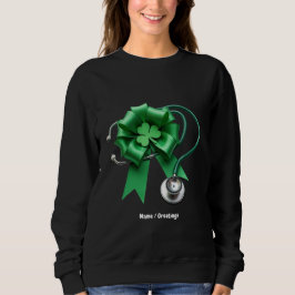 Camiseta Enfermeira Shamrock & Coquette de Dia de São Patrí