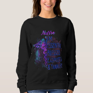 Camiseta Enfermeira, Sou Essencialmente Bênção E Agradável