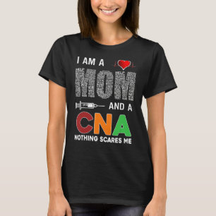 Camiseta Enfermeira Sou Mãe E Nada Me Assusta
