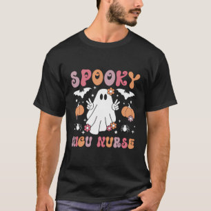 Camiseta Enfermeira Spooky Nicu Enfermeira Halloween Nicu E
