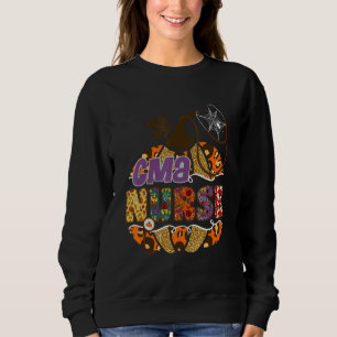 Camiseta Enfermeira Stethoscope Enfermando Halloween Pumpki