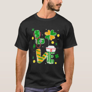 Camiseta Enfermeira Stethoscope Enfermeira Lucky Sha