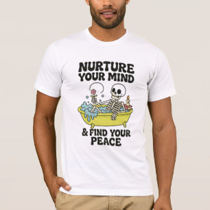 Camiseta Enfermeira sua mente - Relaxamento do esqueleto