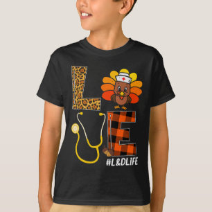 Camiseta Enfermeira Turca Dia de Ação de Graças Enfermeira