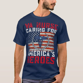 Camiseta Enfermeira VA para Heróis das Américas Veteranos P