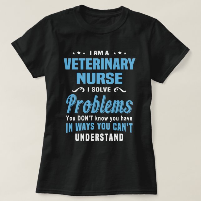 Camiseta Enfermeira Veterinária (Frente do Design)