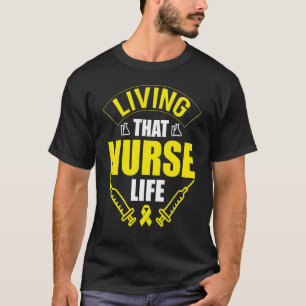 Camiseta Enfermeira Vida Graduados de Enfermagem Trabalhado