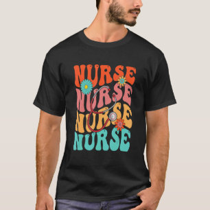 Camiseta Enfermeira Vida RN LPN CNA Saúde Leopardo Enfermei