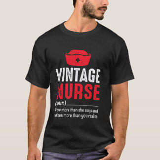 Camiseta Enfermeira Vintage Enfermeira Divertida Substantiv