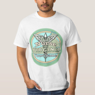 Camiseta Enfermeira Virgínia Caduceu