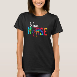 Camiseta Enfermeira Woc Esquadrão Watercol Amor Enfermeiro