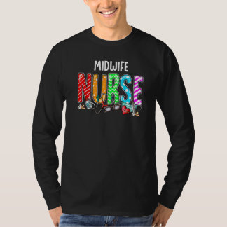 Camiseta Enfermeira Xadrez Vermelho  Estetoscópio Rn