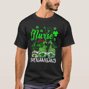 Camiseta Enfermeiras Adoram Shenanigans Enfermando Gnomos S