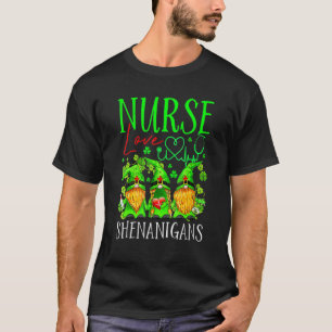 Camiseta Enfermeiras Adoram Shenanigans Gnomos Enfermeira S