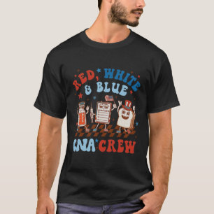 Camiseta Enfermeiras Americanas Da Tripulação Cna Enfermeir