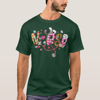 Camiseta Enfermeiras Bonitas Enfermeiras Stetocope Enfermei