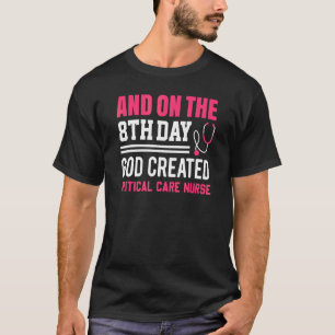 Camiseta Enfermeiras Críticas Criadas por Deus Enfermeiras