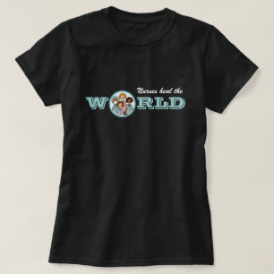 Camiseta Enfermeiras curam o mundo