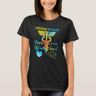 Camiseta Enfermeiras Cute United Nurses Marche Million Nurs
