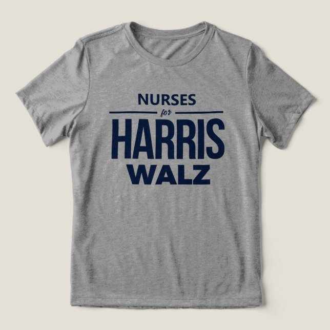 Camiseta Enfermeiras de Harris Walz (Design frontal)