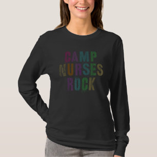 Camiseta Enfermeiras do Campo Enfermeiras Rocks Camping Méd