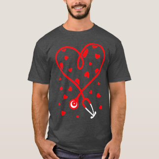 Camiseta Enfermeiras Enfermeiras Estetoscópio Dia de os nam