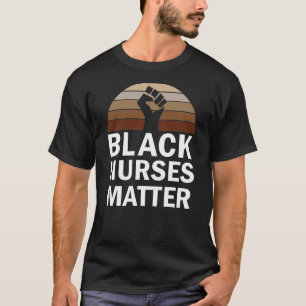 Camiseta Enfermeiras Negras De Corda Importam História Neg