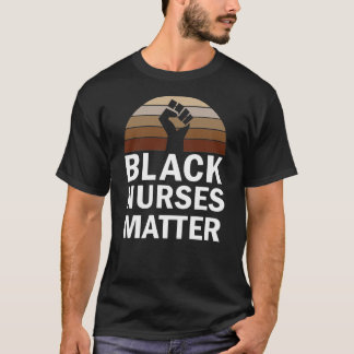 Camiseta Enfermeiras Negras De Corda Importam História Negr