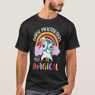 Camiseta Enfermeiras Np Enfermagem Rn Unicórnio Mágico Arco