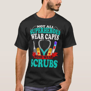 Camiseta Enfermeiras São Heróis Nem Todos Heróis Vestem Cap