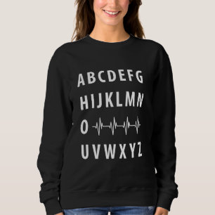 Camiseta Enfermeiro ABC PQRST EKG Rhythm Cardiologia