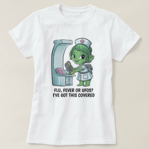 Camiseta Enfermeiro alienígena