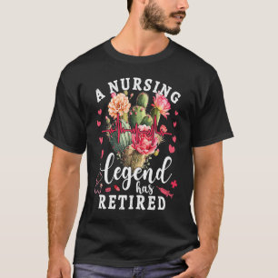 Camiseta Enfermeiro Aposentado 2023 A Lenda De Enfermagem T