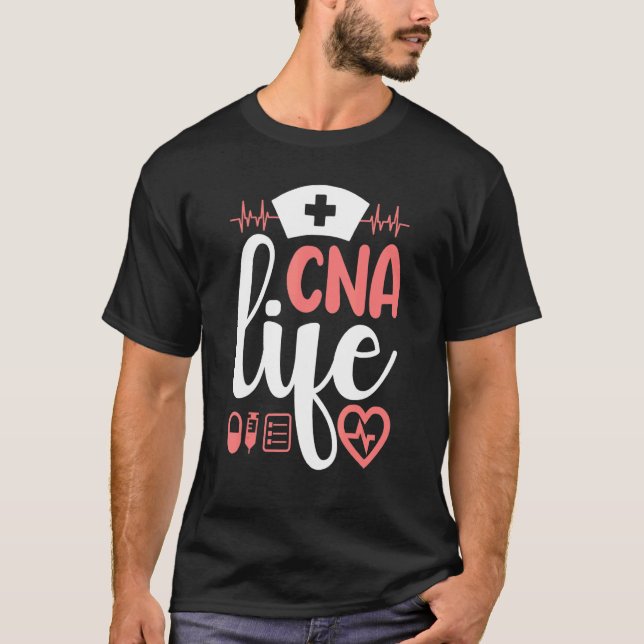 Camiseta Enfermeiro Assistente de Enfermagem Certificado Se (Frente)