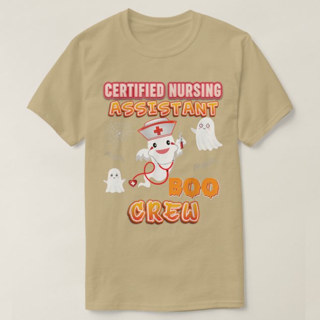 Camiseta Enfermeiro Assistente de Enfermeira com Certificaç (Frente do Design)