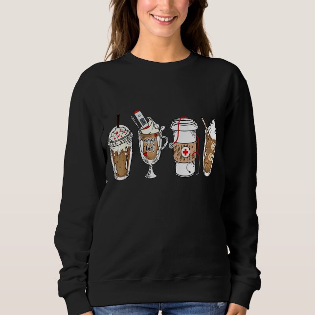 Camiseta Enfermeiro Bebendo do estetoscópio (Frente)