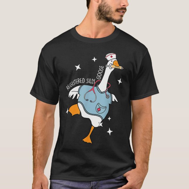 Camiseta Enfermeiro Bobo Ganso Enfermeiro Pediátrico Apreci (Frente)
