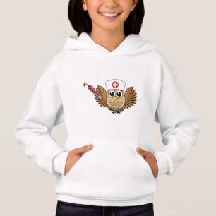 Camiseta Enfermeiro Bonito com Cartoon da Seringa