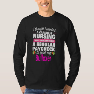 Camiseta Enfermeiro-Bulloxer Cachorro-Irritante