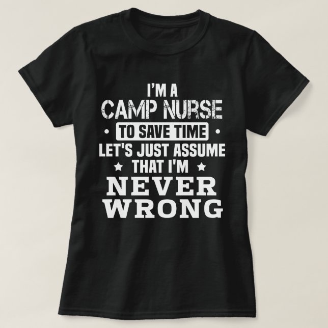 Camiseta Enfermeiro Camp (Frente do Design)