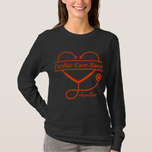 Camiseta Enfermeiro Cardíaco Personalizado Enfermeiro Estet
