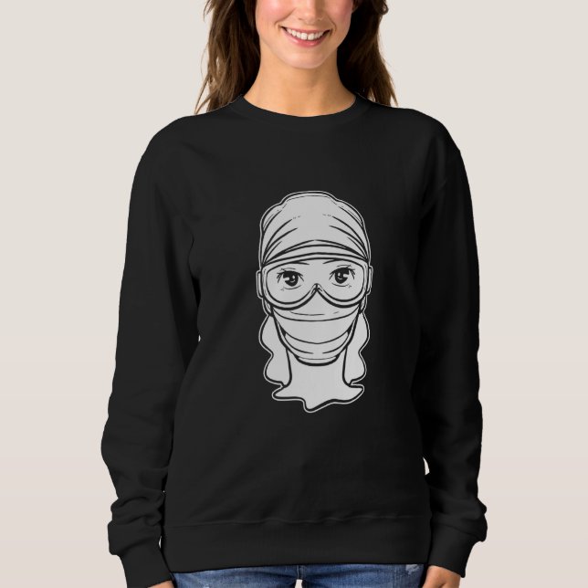 Camiseta Enfermeiro Com Atendedor De Enfermagem Com Máscara (Frente)