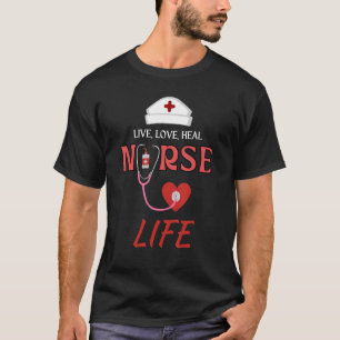 Camiseta Enfermeiro curativo de amor vivo